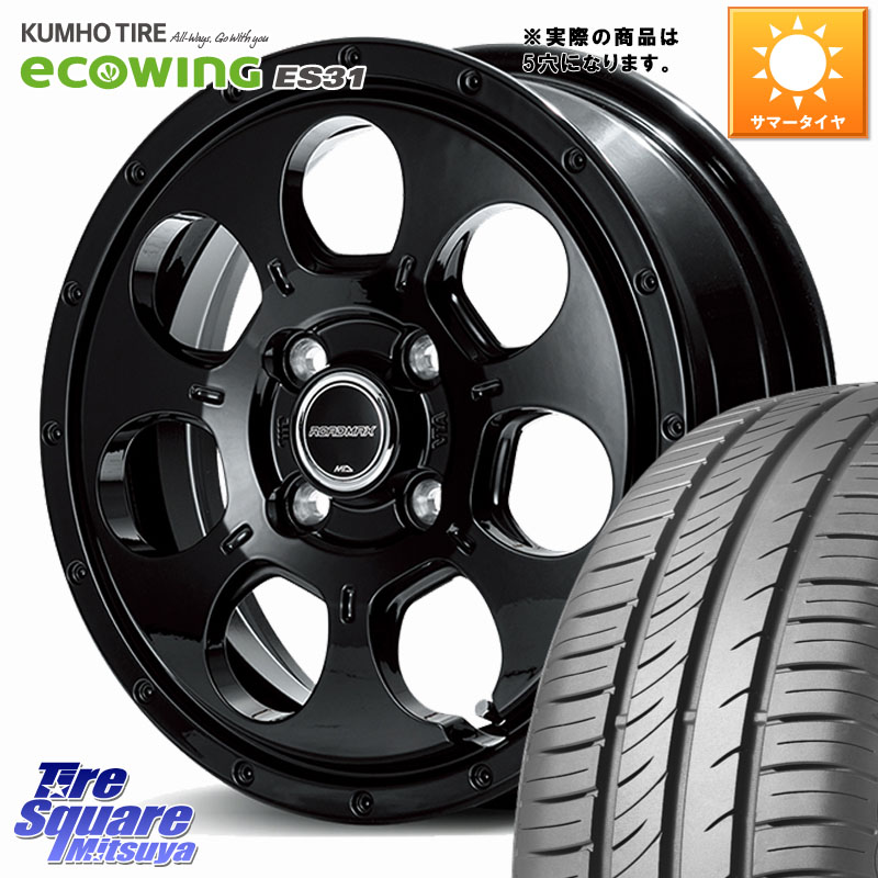 KUMHO ecoWING ES31 エコウィング サマータイヤ 215/65R16MANARAY MID ROADMAX MUD AGENT ホイール 16インチ◇参考画像 16X7.0J 40 5穴 114.3 C-HR カローラクロス 20系アルファード エクストレイル X-TRAIL 日産 ヴェルファイアハイブリッド ヴェルファイア アルファ｜タイヤスクエアミツヤ