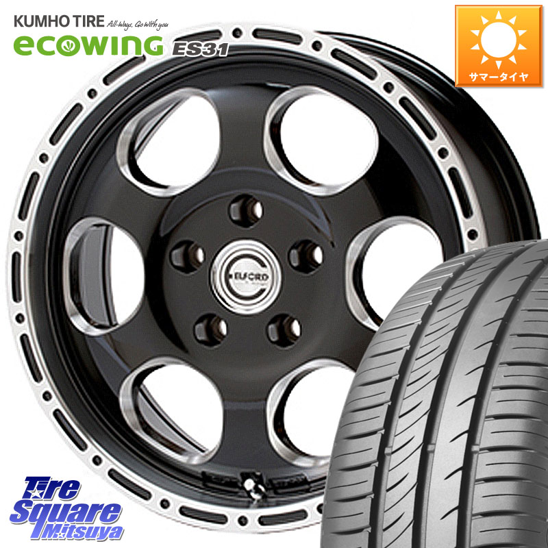 MEIWA Blood Stock One Piece ホイール 16インチ 16 X 7.0J +35 5穴 114.3 KUMHO ecoWING ES31 エコウィング サマータイヤ 215/65R16 30系ヴェルファイア 20系アルファード