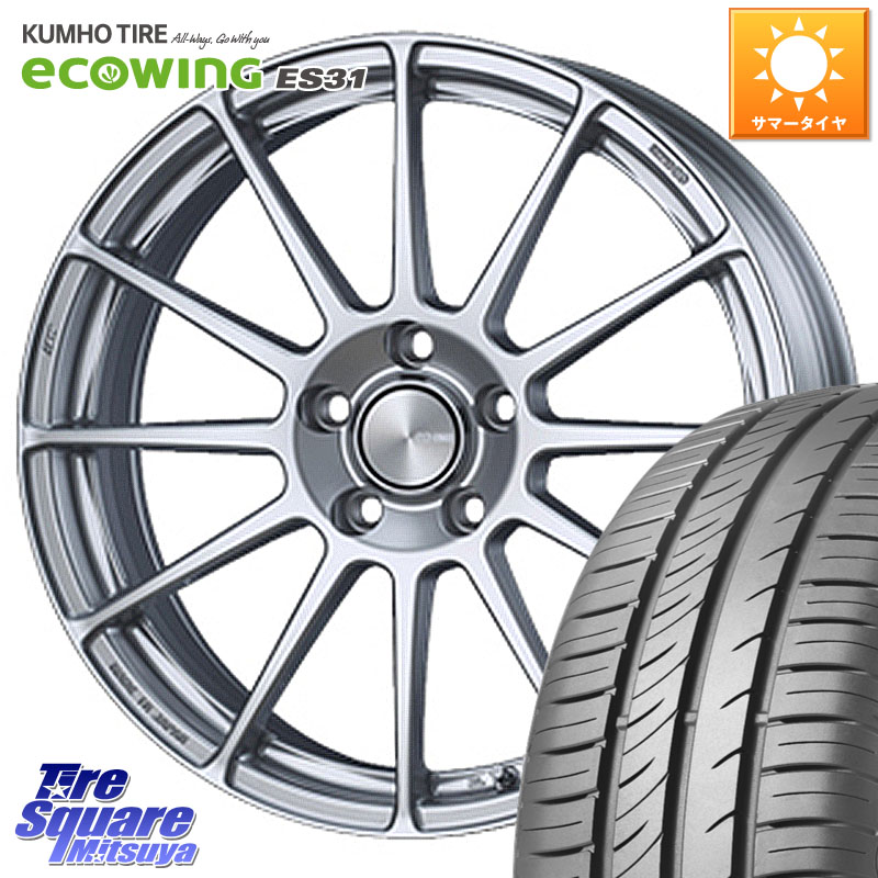 ENKEI エンケイ PerformanceLine PF03 ホイール 16 X 6.5J +45 5穴 114.3 KUMHO ecoWING ES31 エコウィング サマータイヤ 195/60R16