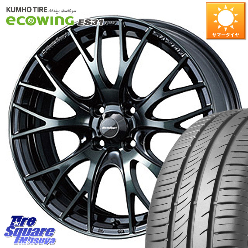 WEDS 72775 SA-20R SA20R ウェッズ スポーツ ホイール 15インチ 15 X 5.0J(J) +45 4穴 100 KUMHO ecoWING ES31 エコウィング サマータイヤ 175/60R15 MAD7Sソリオ・MBD7SデリカD2