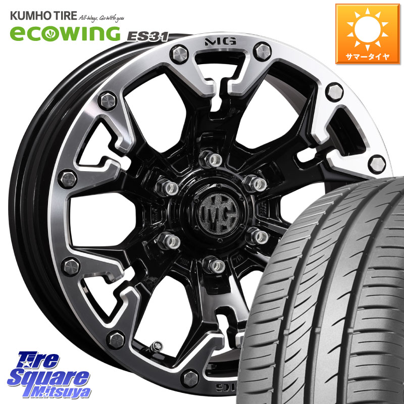 CRIMSON クリムソン GOLEM ゴーレム 16インチ ◇参考画像 16 X 7.0J +35 5穴 114.3 KUMHO ecoWING ES31 エコウィング サマータイヤ 215/65R16 30系ヴェルファイア 20系アルファード