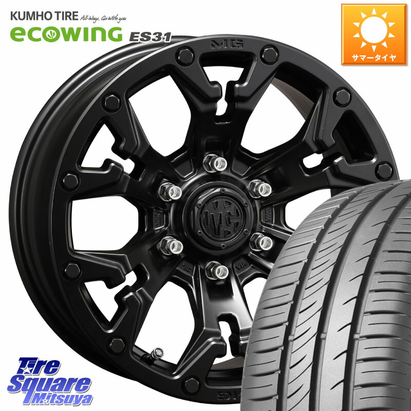 CRIMSON クリムソン GOLEM ゴーレム 16インチ ◇参考画像 16 X 7.0J +35 5穴 114.3 KUMHO ecoWING ES31 エコウィング サマータイヤ 205/60R16