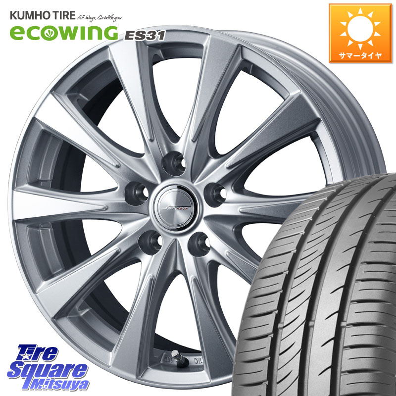 KUMHO ecoWING ES31 エコウィング サマータイヤ 195/65R16WEDS ジョーカースピリッツ 平座仕様(トヨタ車専用) 16X6.5J 39 5穴 114.3 60系プリウス｜タイヤスクエアミツヤ 58,338円