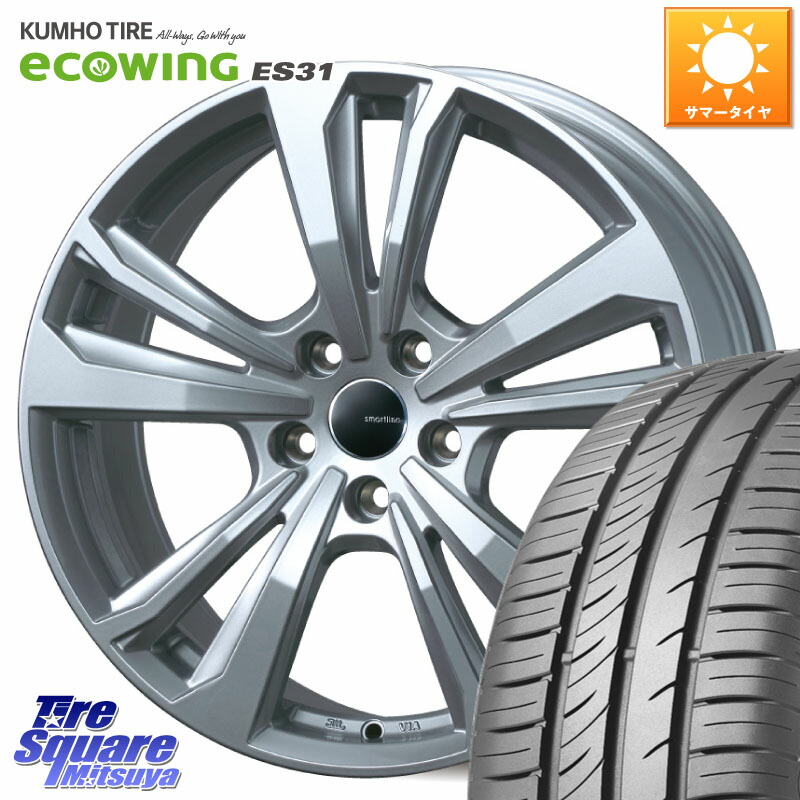 TARGA smartline365 スマートライン 16 X 6.5J(AUDI A1 GBD) +45 5穴 100 KUMHO ecoWING ES31 エコウィング サマータイヤ 205/60R16 アウディ A1 GB系「citycarver」