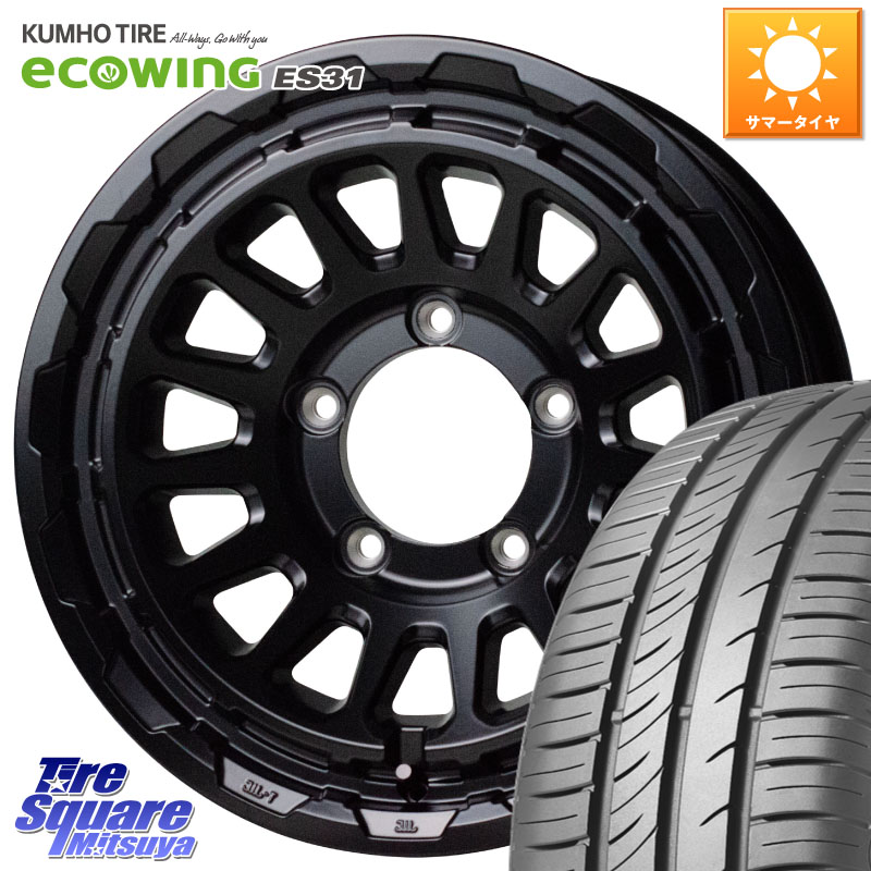 KUMHO ecoWING ES31 エコウィング サマータイヤ 215/65R16HotStuff バークレー ハードロック リザード 16インチ 16X5.5J 20 5穴 139.7 ジムニー専用(要オーバーフェンダー等) AZオフロード カスタムサイズ|タイヤスクエアミツヤ
