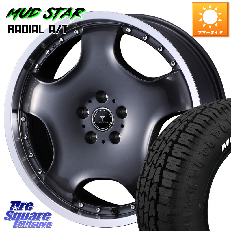 MUDSTAR マッドスターRADIAL AT A/T ホワイトレター 225/55R18WEDS NOVARIS ASSETE D1 特価● ホイール 18インチ ノヴァリス アセット 18X7.0J 47 5穴 114.3 ZR-V SL系フォレスター レイバック SK系フォレスター eビターラ｜タイヤスクエアミツヤ 82,445円