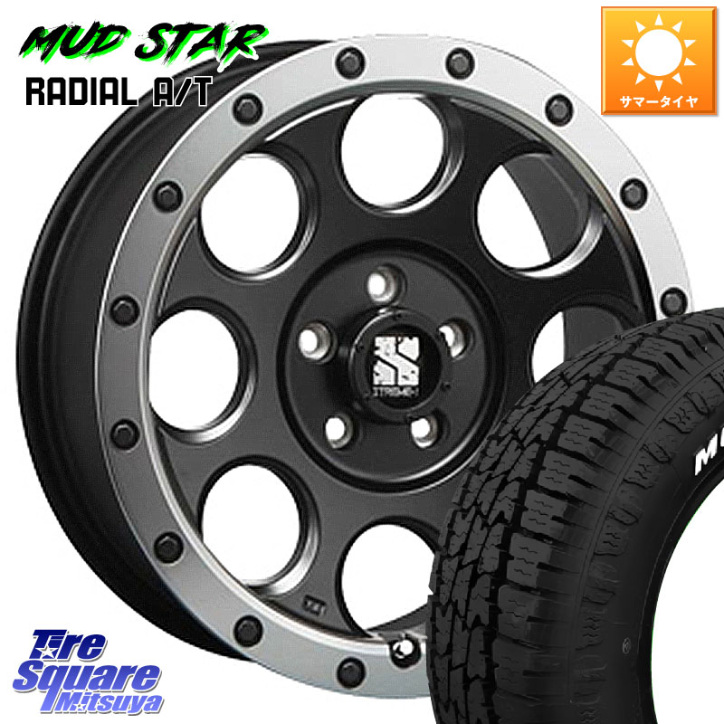 MUDSTAR マッドスターRADIAL AT A/T ホワイトレター 109/107 215/65R16 109*107MLJ XJ03 エクストリームJ XTREME-J ホイール 16インチ 16X7.0J 35 5穴 114.3|タイヤスクエアミツヤ