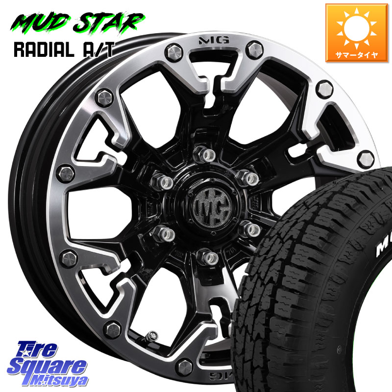 CRIMSON クリムソン GOLEM ゴーレム 16インチ ◇参考画像 16 X 7.0J +35 5穴 114.3 MUDSTAR マッドスターRADIAL AT A/T ホワイトレター 109/107 215/65R16 109*107