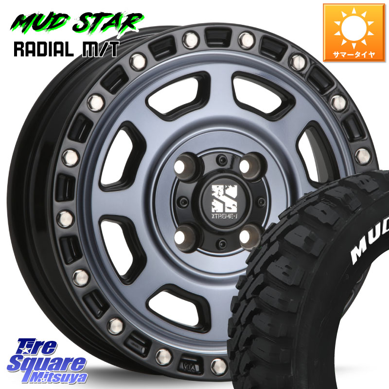 MLJ XJ07 XTREME-J 4H IND エクストリームJ 12インチ 12 X 4.0J +42 4穴 100 MUDSTAR マッドスターRADIAL MT 在庫予定品● ラジアル M/T ホワイトレター 軽トラ【欠品次回4月末以降】 145/80R12 80*78 N-VAN(JJ1/2) アトレー・ハイゼット