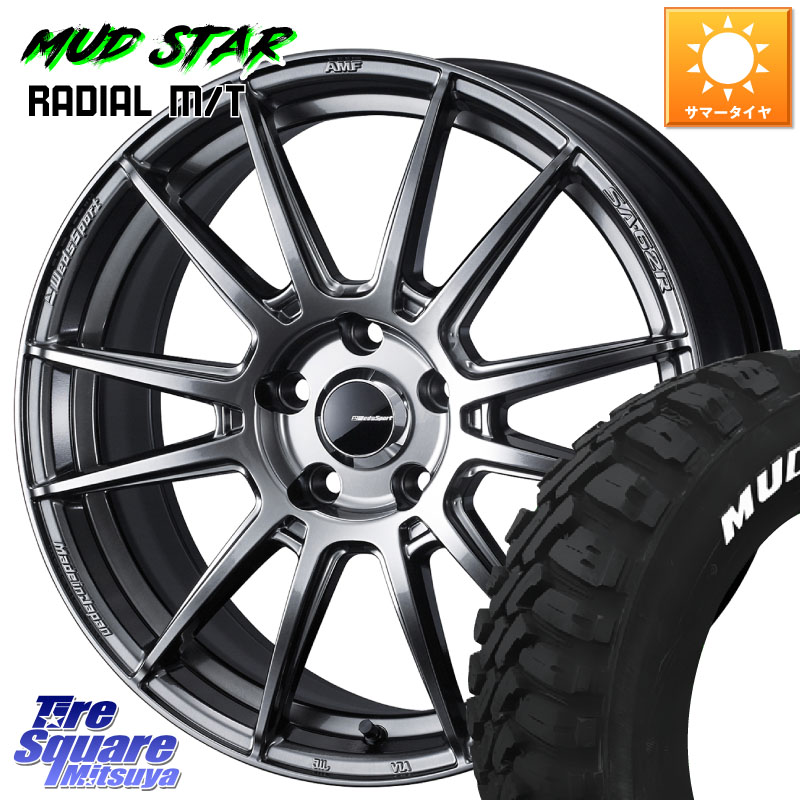 WEDS WedsSport SA-62R ホイール 17インチ 17 X 7.0J +45 5穴 100 MUDSTAR マッドスターRADIAL MT M/T ホワイトレター 225/60R17