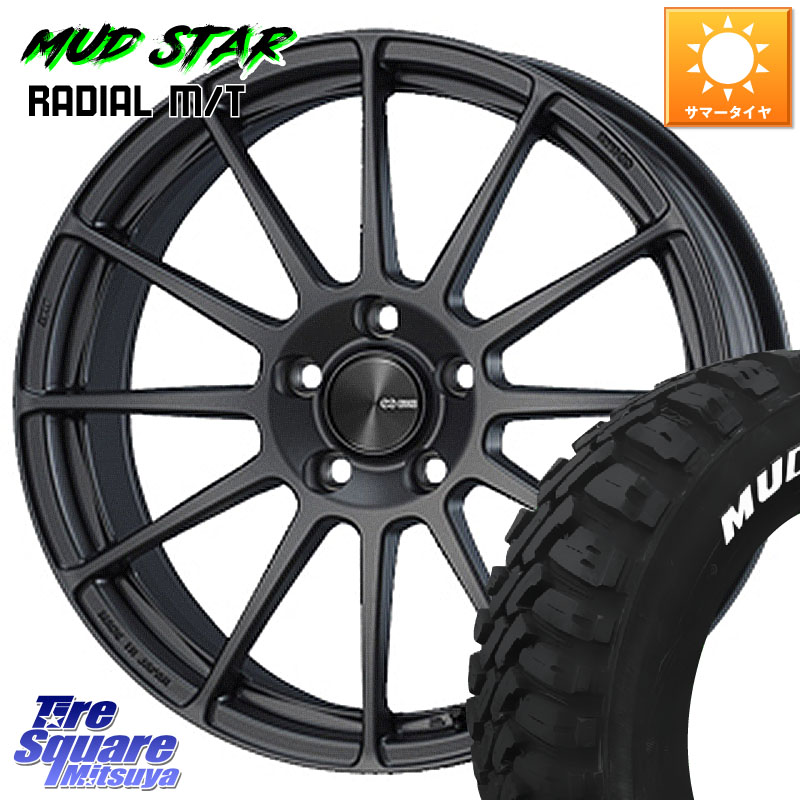 MUDSTAR マッドスターRADIAL MT M/T ホワイトレター 215/70R16ENKEI エンケイ PerformanceLine PF03 (MD) ホイール 16X6.5J 38 4穴 100 ロッキー ガソリン車 4穴 ライズ ガソリン車 4穴｜タイヤスクエアミツヤ