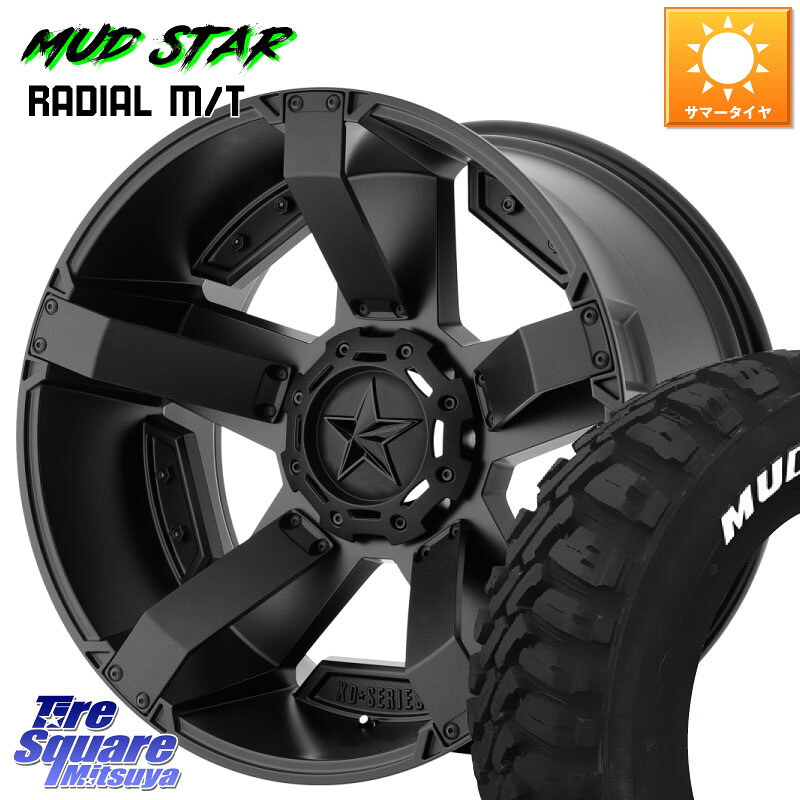 KMC XD811 ROCKSTAR2 ホイール 17インチ ロックスター2 17 X 8.0J +35 5穴 114.3 MUDSTAR マッドスターRADIAL MT M/T ホワイトレター 225/60R17 30系アルファード 30系ヴェルファイア