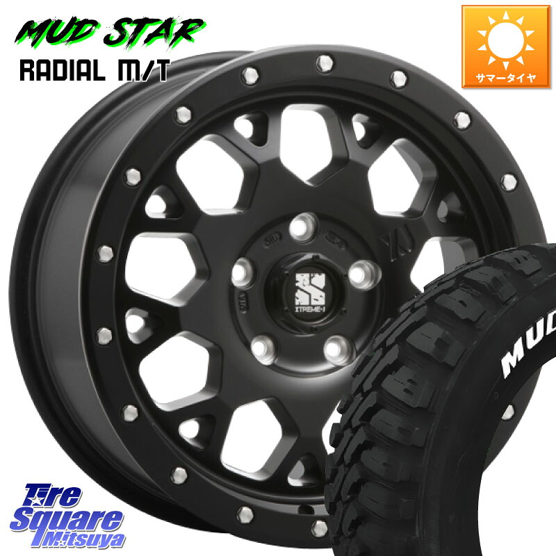 MUDSTAR マッドスターRADIAL MT M/T ホワイトレター 215/60R16MLJ XJ04 XTREME-J エクストリームJ ホイール 16インチ 16X7.0J 35 5穴 114.3 マークXジオ クラウンロイヤル クラウンハイブリッド クラウンハイブリッド 220・H20系 クラウン 220系｜タイヤスクエアミツヤ