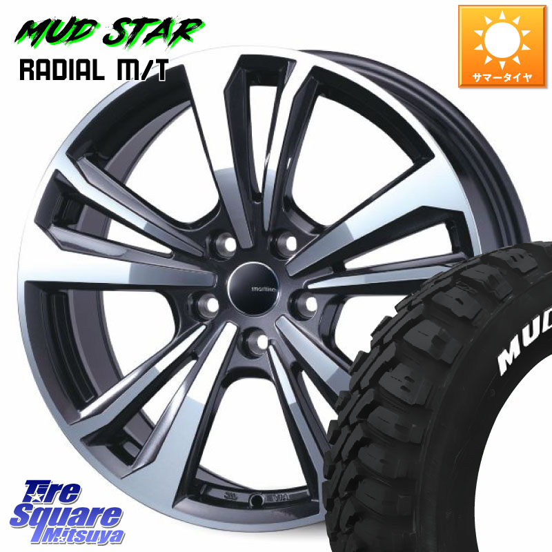 TARGA smartline365 スマートライン 16 X 6.5J(VW TROC A1D) +46 5穴 112 MUDSTAR マッドスターRADIAL MT M/T ホワイトレター 215/60R16 フォルクスワーゲン T-ROC