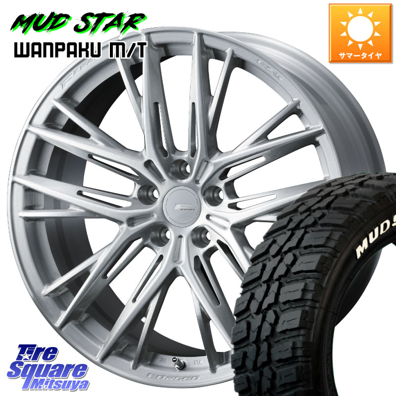 WEDS F ZERO FZ-5 FZ5 鍛造 FORGED ホイール 18インチ エフゼロ 18 X 8.5J +35 5穴 114.3 MUDSTAR WANPAKU MT ワンパク M/T ホワイトレター 235/50R18 30系アルファード 30系ヴェルファイア 20系アルファード