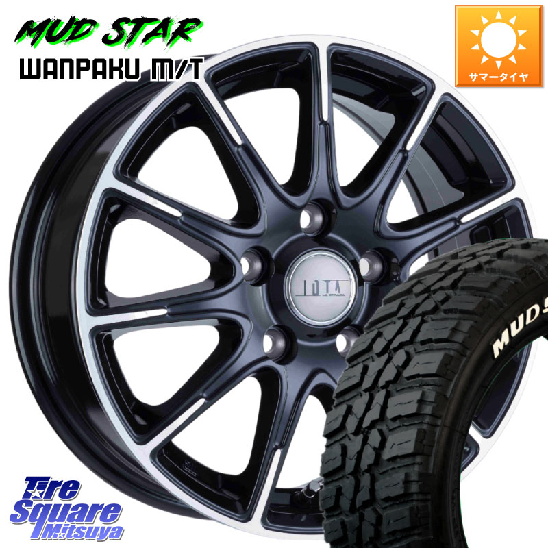 阿部商会 TIRADO IOTA イオタ ホイール 16インチ 16 X 6.5J +48 5穴 114.3 MUDSTAR WANPAKU MT ワンパク M/T ホワイトレター 235/70R16