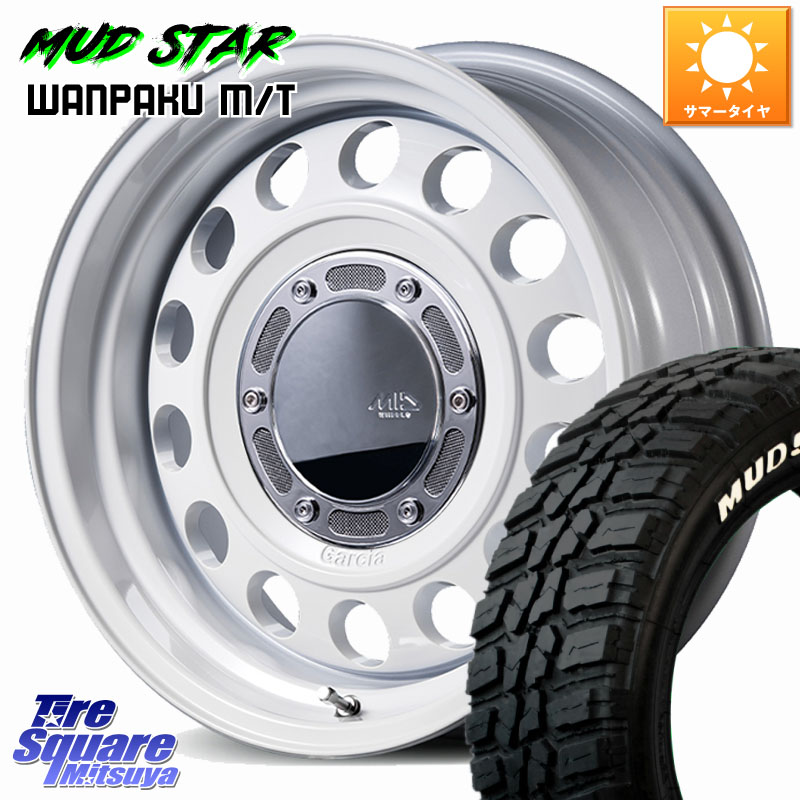 MANARAY MID GARCIA CISCO Type2 ホイール 14インチ 14 X 4.5J +45 4穴 100 MUDSTAR WANPAKU MT ワンパク M/T ホワイトレター 155/65R14 N-BOX デリカミニ2WD タント スペーシア サクラ ハイゼット アゲトラCustom車用※軽自動車専用ホイール※