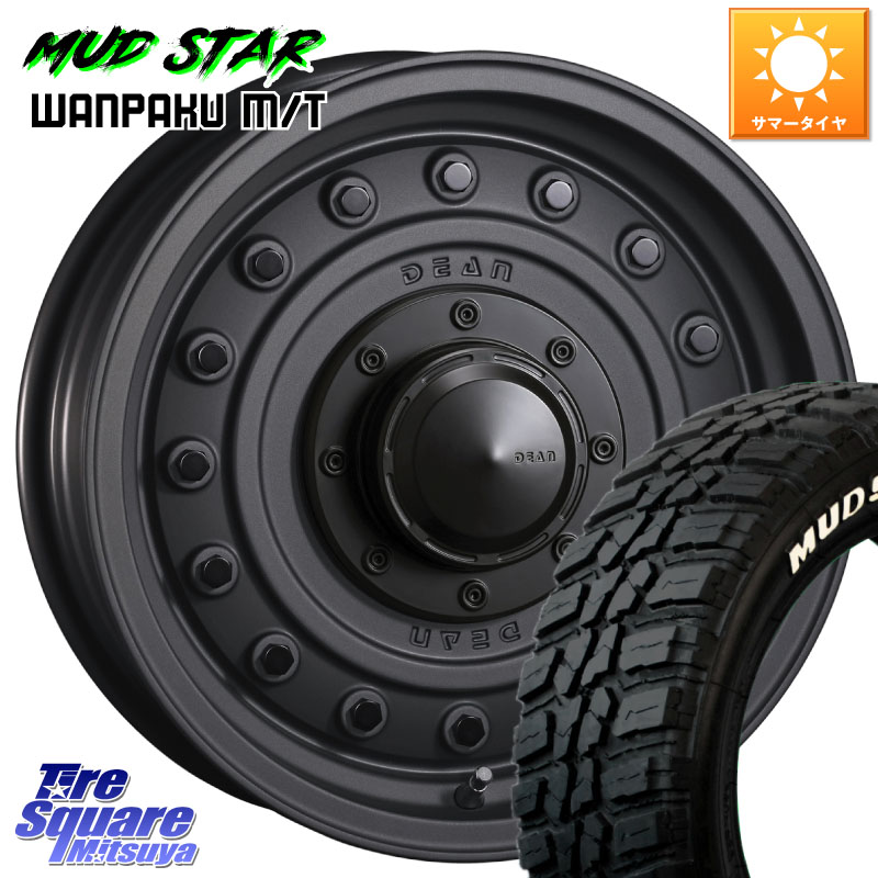 MUDSTAR WANPAKU MT ワンパク M/T ホワイトレター 235/70R16CRIMSON ディーン コロラド 16インチ 16X5.5J 20 5穴 139.7 ジムニー専用(要リフトアップ/オーバーフェンダー等) AZオフロード カスタムサイズ｜タイヤスクエアミツヤ
