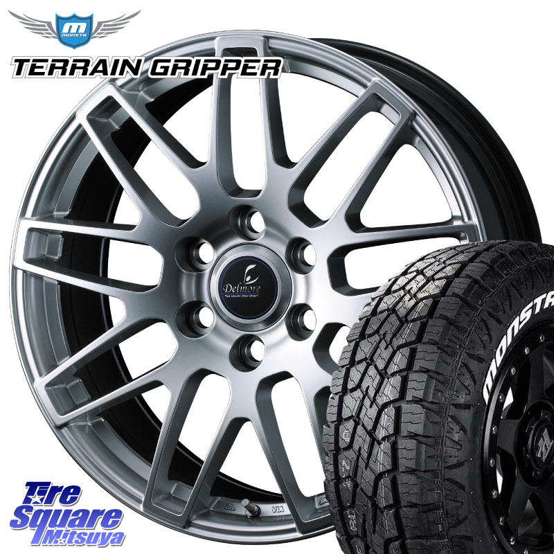 MONSTA TIRE TERRAIN GRIPPER ALL TERRAIN ホワイトレター LT 275/55R20WEDS 41097 Delmore デルモア LC.S 平座仕様(レクサス・トヨタ専用) 20X8.0J(M14) 55 6穴 139.7 ランドクルーザー 300 ランドクルーザー 250|タイヤスクエアミツヤ