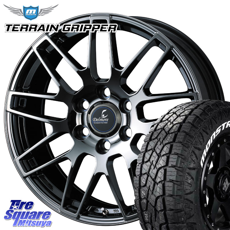 MONSTA TIRE TERRAIN GRIPPER ALL TERRAIN ホワイトレター LT 275/55R20WEDS 41093 Delmore デルモア LC.S 平座仕様(レクサス・トヨタ専用) 20X8.0J(M14) 55 6穴 139.7 ランドクルーザー 300 ランドクルーザー 250|タイヤスクエアミツヤ