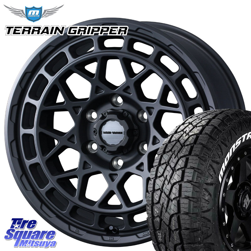 MONSTA TIRE TERRAIN GRIPPER ALL TERRAIN ホワイトレター LT 285/55R20WEDS MUDVANCE X TYPE M ホイール 20インチ マッドヴァンス タイプM 20X9.0J(M14) 50 6穴 139.7 ランドクルーザー 300 ランドクルーザー 250｜タイヤスクエアミツヤ