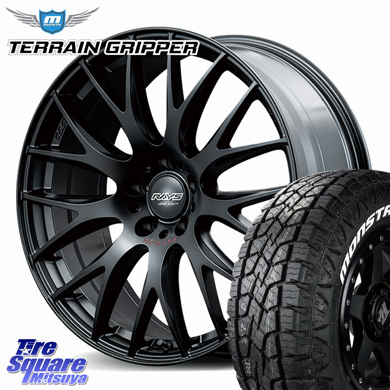 MONSTA TIRE TERRAIN GRIPPER ALL TERRAIN ホワイトレター 225/60R18RAYS 【欠品次回11~12月】 HOMURA 2x9Plus SPORT EDITION ホイール 18インチ 18X8.0J 44 5穴 114.3 80系ハリアー CX-5 CX-8 BT5レガシィアウトバック NX レクサス CX-5 CX5 MAZDA|タイヤスクエアミツヤ