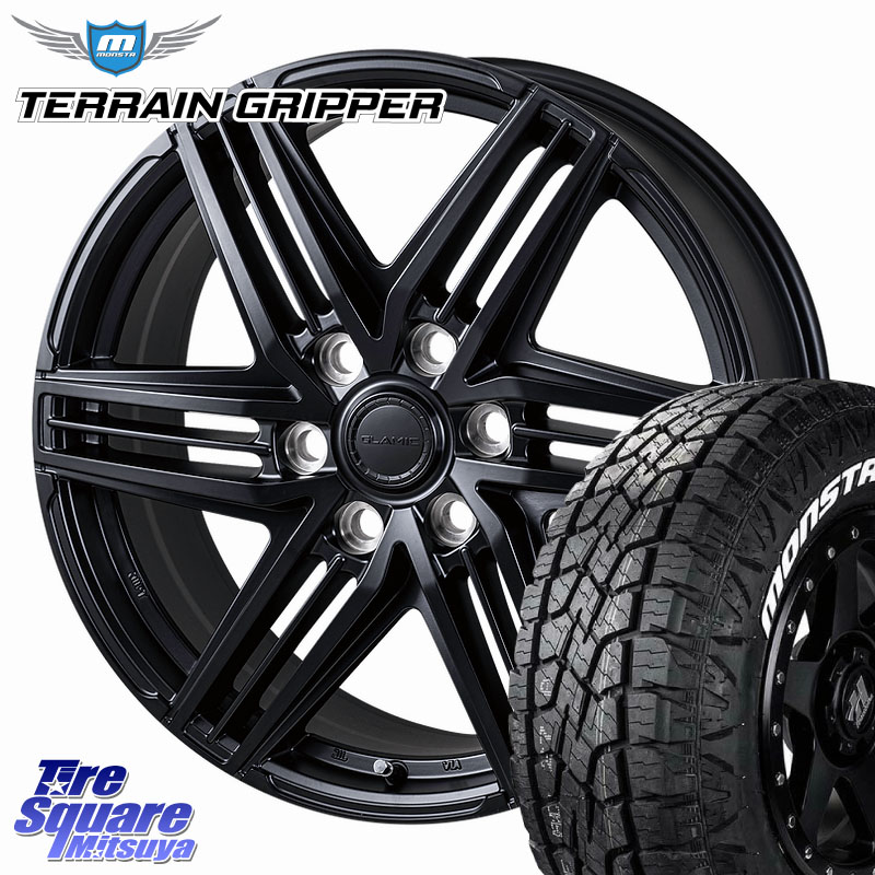 MONSTA TIRE TERRAIN GRIPPER ALL TERRAIN ホワイトレター LT 275/55R20KOSEI GLAMIC LX-S 平座仕様(レクサス・トヨタ専用) ホイール 20インチ 20X8.0J(M14) 55 6穴 139.7 ランドクルーザー 300 ランドクルーザー 250｜タイヤスクエアミツヤ 126,215円