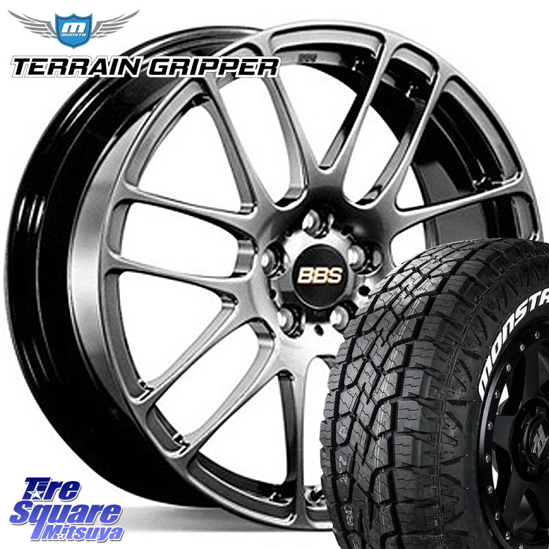 MONSTA TIRE TERRAIN GRIPPER ALL TERRAIN ホワイトレター LT 215/70R16BBS RE-L2 鍛造1ピース DB ホイール 16インチ 16X6.5J 40 4穴 100 ロッキー ガソリン車 4穴 ライズ ガソリン車 4穴|タイヤスクエアミツヤ