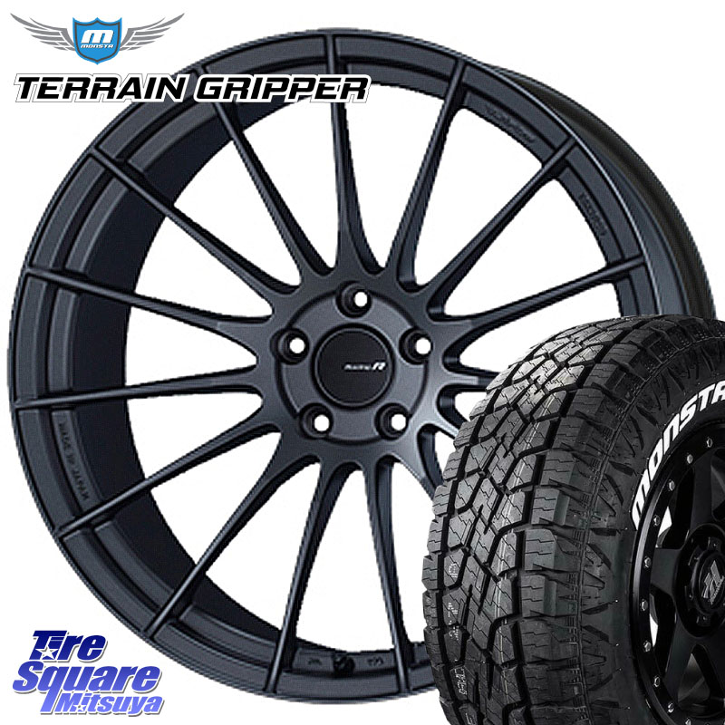 MONSTA TIRE TERRAIN GRIPPER ALL TERRAIN ホワイトレター 265/50R20ENKEI エンケイ Racing Revolution RS05RR ホイール 20X8.5J 45 5穴 114.3｜タイヤスクエアミツヤ