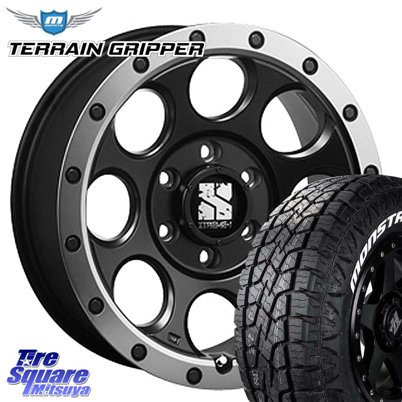 MONSTA TIRE TERRAIN GRIPPER ALL TERRAIN ホワイトレター 285/70R17MLJ XJ03 エクストリームJ XTREME-J ホイール 17インチ 17X8.0J 20 6穴 139.7 Tacoma|タイヤスクエアミツヤ