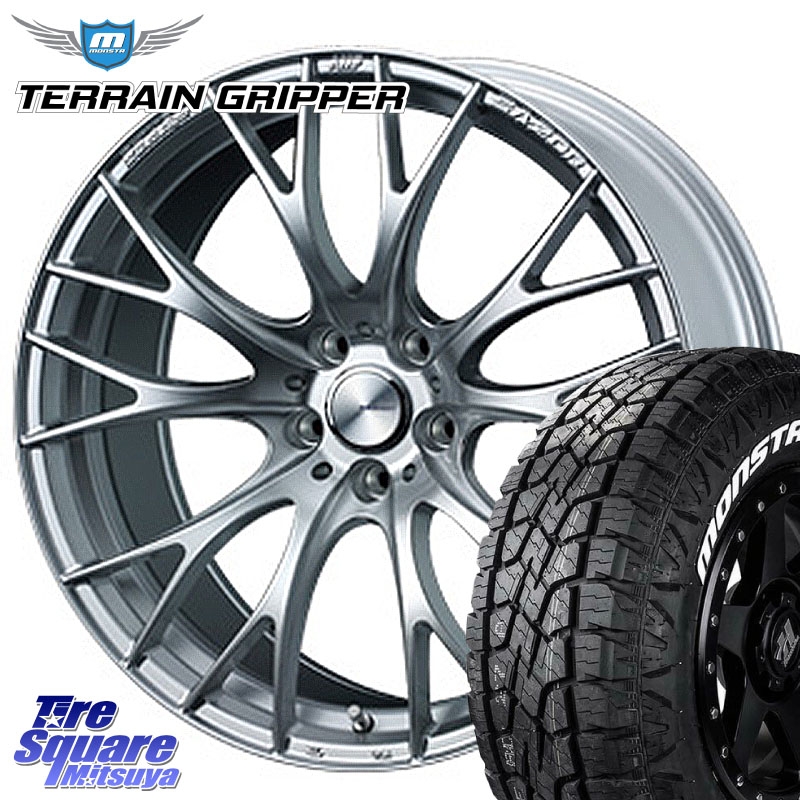 WEDS 72792 SA-20R SA20R ウェッズ スポーツ ホイール 20インチ 20 X 8.5J +45 5穴 114.3 MONSTA TIRE TERRAIN GRIPPER ALL TERRAIN ホワイトレター 265/50R20