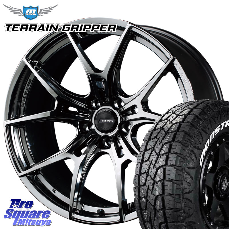 MONSTA TIRE TERRAIN GRIPPER ALL TERRAIN ホワイトレター 225/60R18RAYS 【欠品次回2~3月】 レイズ GramLights グラムライツ 57FXZ RBC ホイール 18インチ 18X7.5J 50 5穴 114.3 CX-5 CX-8 BT5レガシィアウトバック CX-5 CX5 MAZDA CR-V レガシー レガシィ アウトバッ|タイヤスクエアミツヤ