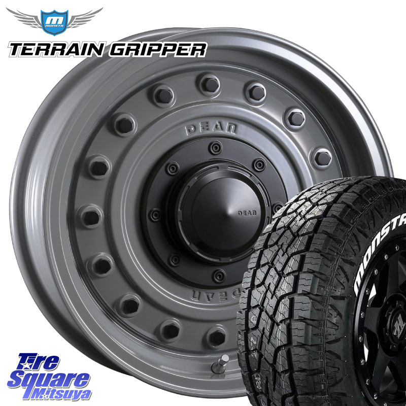 MONSTA TIRE TERRAIN GRIPPER ALL TERRAIN ホワイトレター LT 215/70R16CRIMSON ディーン コロラド 16インチ 16X7.0J 37 5穴 114.3 デリカD:5 デリカD:5(26+) エクリプスクロス RVR クルーガー V・L ハリアー|タイヤスクエアミツヤ