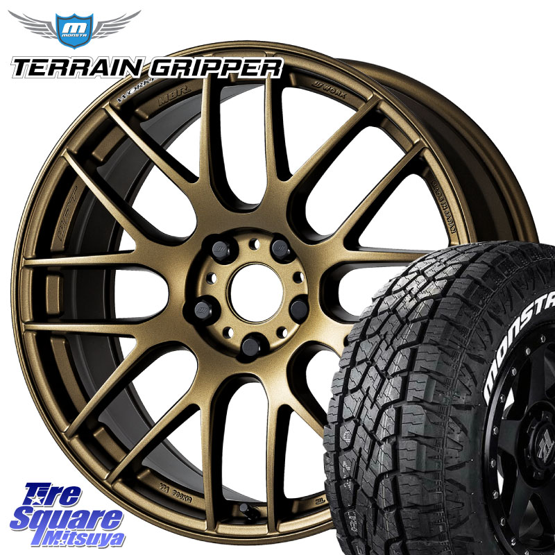 MONSTA TIRE TERRAIN GRIPPER ALL TERRAIN ホワイトレター 225/65R17WORK ワーク EMOTION エモーション M8R 17インチ 17X7.0J 38 5穴 114.3 50系RAV4 80系ハリアー T32エクストレイル CX-5 CX-8 BT5レガシィアウトバック ヴァンガード RAV4 30系 RAV4 50系 デリカD:5 D|タイヤスクエアミツヤ