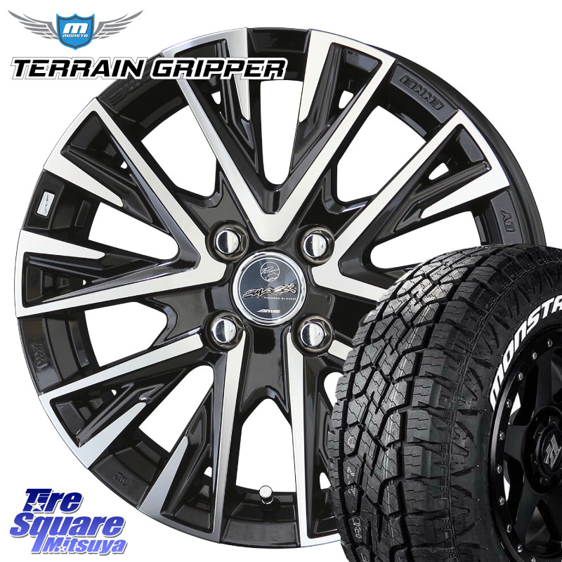 MONSTA TIRE TERRAIN GRIPPER ALL TERRAIN ホワイトレター LT 215/70R16KYOHO スマック レジーナ SMACK LEGINA ホイール 16X6.0J 40 4穴 100｜タイヤスクエアミツヤ