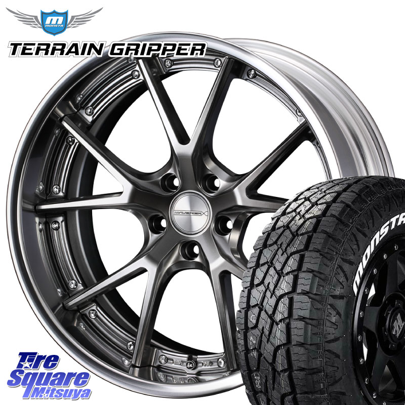 MONSTA TIRE TERRAIN GRIPPER ALL TERRAIN ホワイトレター 225/60R18WEDS MAVERICK 905S PS S-LoDisk 18インチ 2ピース 18X8.0J 32 5穴 114.3 NX レクサス｜タイヤスクエアミツヤ 136,150円