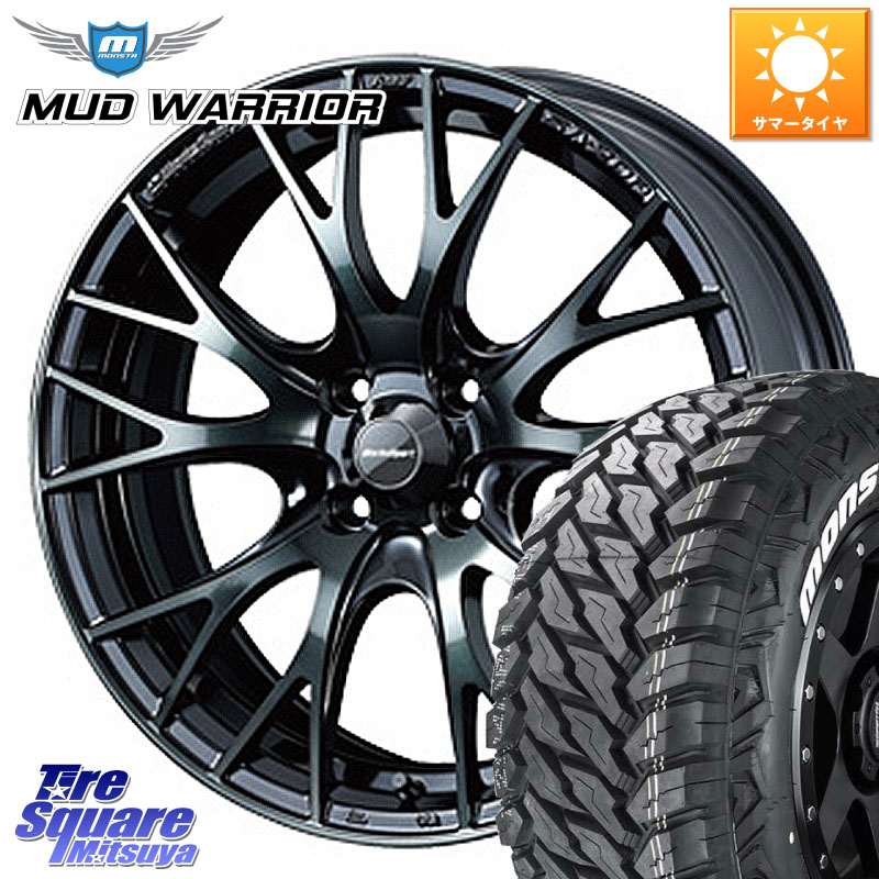MONSTA TIRE MUD WARRIOR MT M/T ホワイトレター 215/70R16WEDS WedsSport SA-20R SA20R ウェッズ スポーツ ホイール 16インチ 16X6.5J 38 4穴 100 ロッキー ガソリン車 4穴 ライズ ガソリン車 4穴|タイヤスクエアミツヤ