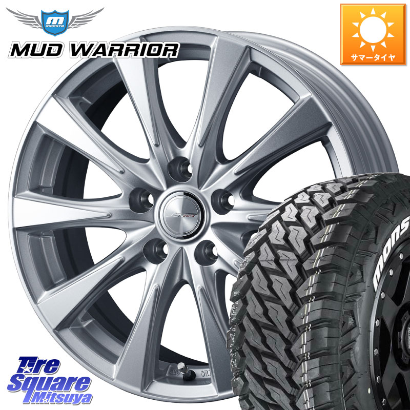 MONSTA TIRE MUD WARRIOR MT M/T ホワイトレター 215/70R16WEDS ジョーカースピリッツ 平座仕様(トヨタ車専用) 16X6.5J 39 5穴 114.3 クルーガー V・L ハリアー｜タイヤスクエアミツヤ