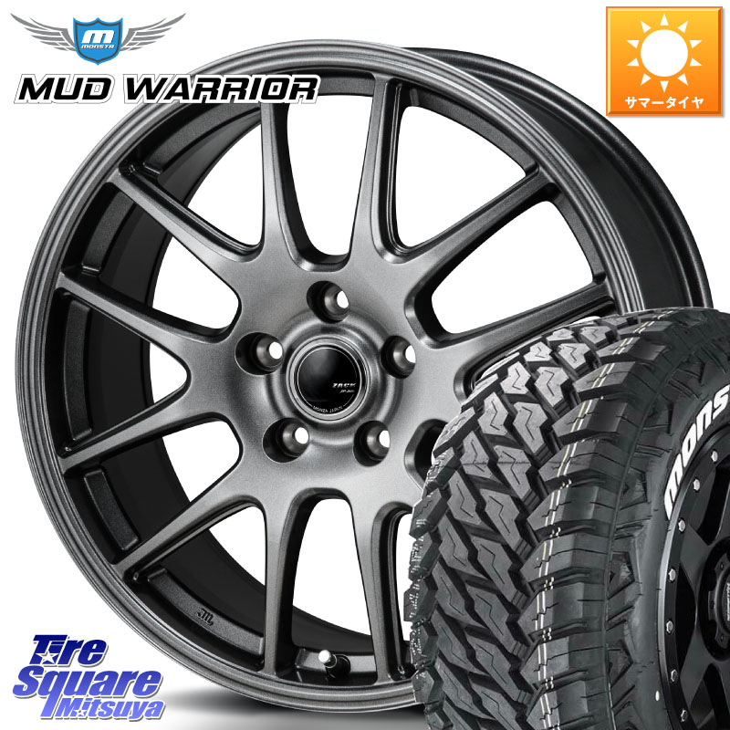 MONSTA TIRE MUD WARRIOR MT M/T ホワイトレター 215/70R16Japan三陽 ZACK JP-205 ホイール 16X6.5J 48 5穴 114.3 SK系フォレスター パジェロイオ トリビュート RAV4 10系 RAV4 20系 エレメント|タイヤスクエアミツヤ