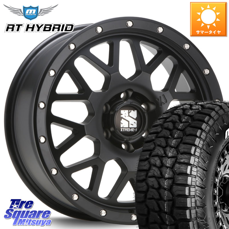MONSTA TIRE RT HYBRID RT R/T ハイブリット ホワイトレター 275/55R20MLJ XJ04 XTREME-J エクストリームJ XTREME-J ホイール 20インチ 20X8.5J(M14) 48 6穴 139.7 ランドクルーザー 300 ランドクルーザー 250｜タイヤスクエアミツヤ