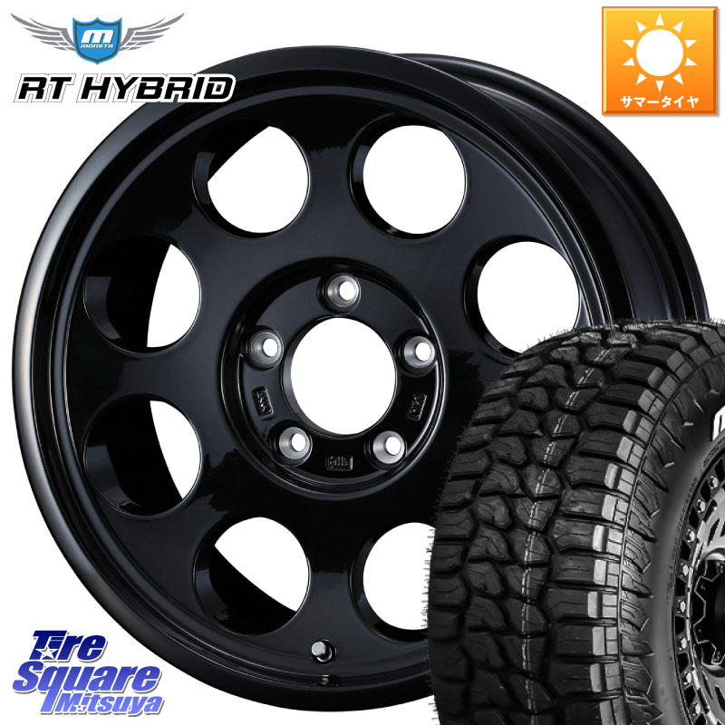 WEDS JIMLINE TYPE2 16インチ ジムライン 16 X 5.5J +22 5穴 139.7 MONSTA TIRE RT HYBRID RT R/T ハイブリット ホワイトレター 109/107 215/65R16 109*107 ジムニー専用(要オーバーフェンダー等)