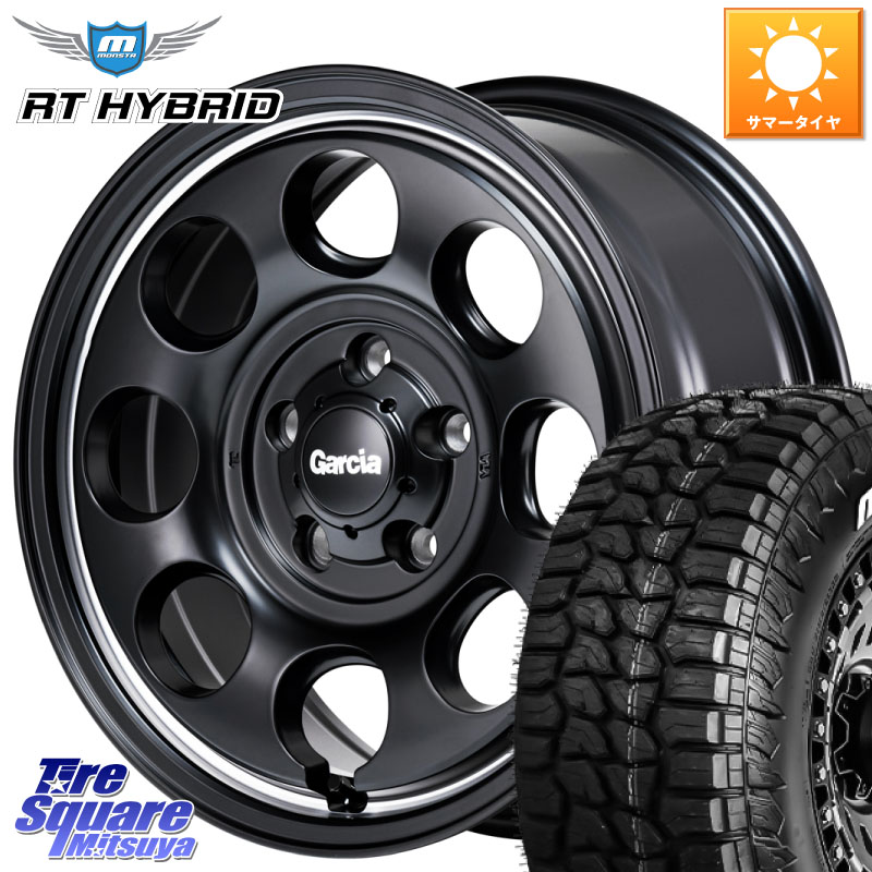 MANARAY MID Garcia Palm8 ガルシア パーム8 ホイール 16インチ 16 X 7.0J +40 5穴 114.3 MONSTA TIRE RT HYBRID RT R/T ハイブリット ホワイトレター 109/107 215/65R16 109*107