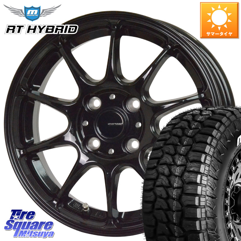 HotStuff G.SPEED G-07 ホイール 14インチ ジースピード 14 X 4.5J +45 4穴 100 MONSTA TIRE RT HYBRID RT R/T ハイブリット ホワイトレター 165/65R14 デリカミニ4WD キャスト[アクティバ] ハスラー ピクシスジョイ[Cグレード] ハイゼット アゲトラCustom車用※軽自動 45,048円