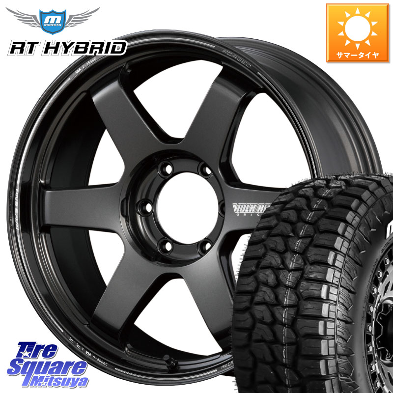 RAYS 【欠品次回10~11月】 ボルクレーシング TE37 ウルトラ ラージ PCD ホイール 18インチ 18 X 9.0J +15 6穴 139.7 MONSTA TIRE RT HYBRID RT R/T ハイブリット ホワイトレター 265/60R18