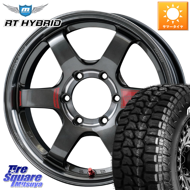MONSTA TIRE RT HYBRID RT R/T ハイブリット ホワイトレター 265/60R18RAYS 【欠品次回3~4月】 VOLK RACING TE37SB SL ボルクレーシング ホイール 18インチ 18X8.0J 38 6穴 139.7 トライトンGSR パジェロ|タイヤスクエアミツヤ