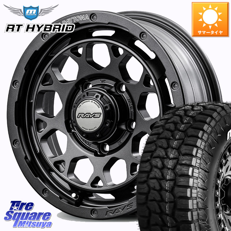 MONSTA TIRE RT HYBRID RT R/T ハイブリット ホワイトレター 109/107 215/65R16 109*107RAYS 【欠品次回~1月】 TEAM DAYTONA M9+ Spec M ※インセット-5 ホイール 16インチ 16X6.0J 0 5穴 139.7 ジムニー専用(要オーバーフェンダー等) ジムニ−シエラ/ノマド(カスタム)|タイヤスクエアミツヤ