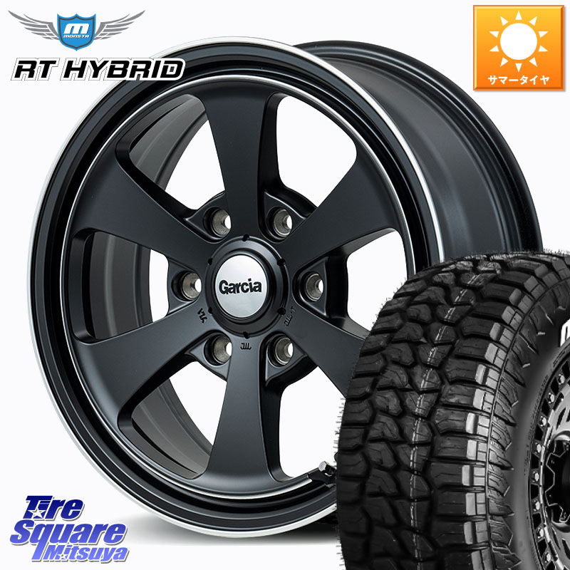 MANARAY MID Garcia Dallas6 ホイール 16インチ ガラシア ダラス6 16 X 6.5J +38 6穴 139.7 MONSTA TIRE RT HYBRID RT R/T ハイブリット ホワイトレター 109/107 215/65R16 109*107 200系ハイエース