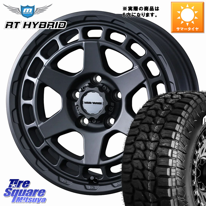 MONSTA TIRE RT HYBRID RT R/T ハイブリット ホワイトレター 109/107 215/65R16 109*107WEDS MUDVANCE X TYPE S ホイール 16インチ マッドヴァンス タイプS 16X6.5J 38 6穴 139.7 200系ハイエース|タイヤスクエアミツヤ