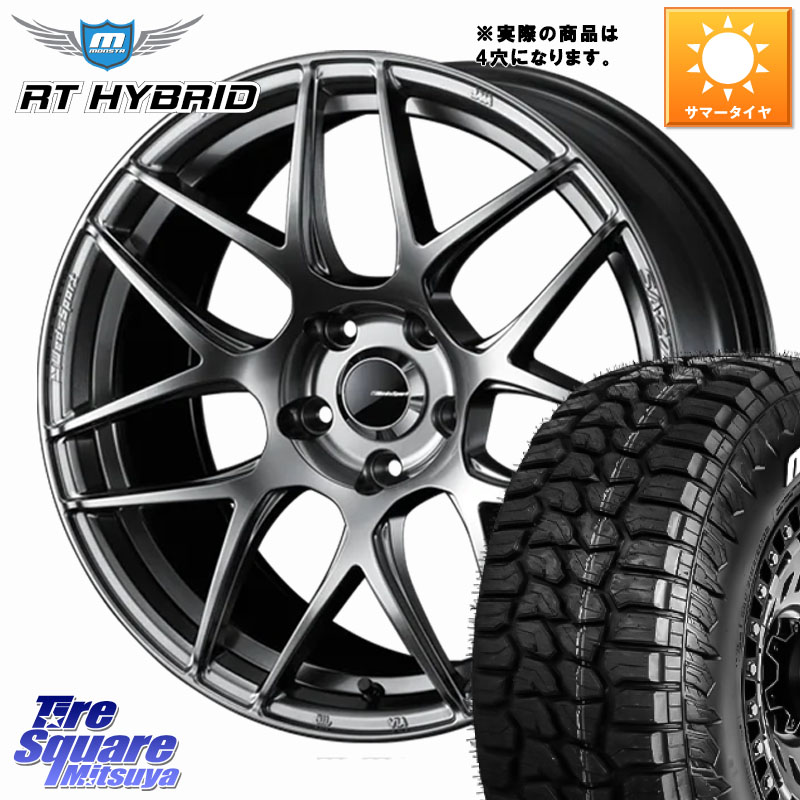 MONSTA TIRE RT HYBRID RT R/T ハイブリット ホワイトレター 165/60R15WEDS WedsSport SA-27R SA27R ウェッズ スポーツ ホイール 15インチ 15X5.0J 45 4穴 100 キャスト[アクティバ] ピクシスジョイ[Cグレード] ハイゼットアゲトラCustom車用※軽自動車専用ホイール※｜タイヤスクエアミツヤ