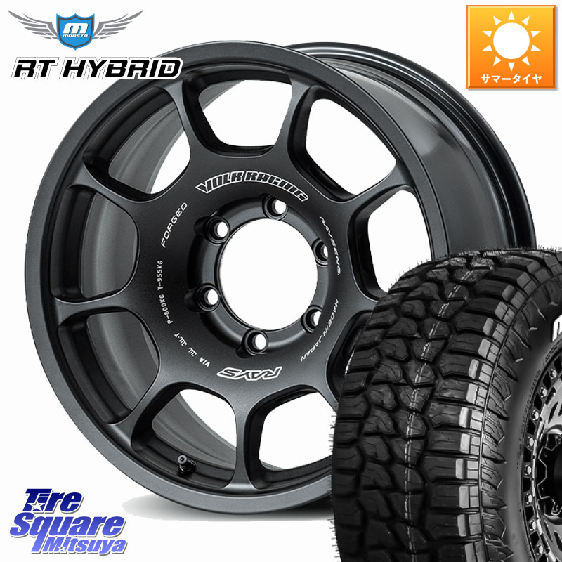 MONSTA TIRE RT HYBRID RT R/T ハイブリット ホワイトレター 285/70R17RAYS 【欠品次回3~4月】 ZE40X VOLK RACING 鍛造 ホイール 17インチ 17X8.5J 0 6穴 139.7 ランドクルーザー プラド カスタムサイズ|タイヤスクエアミツヤ